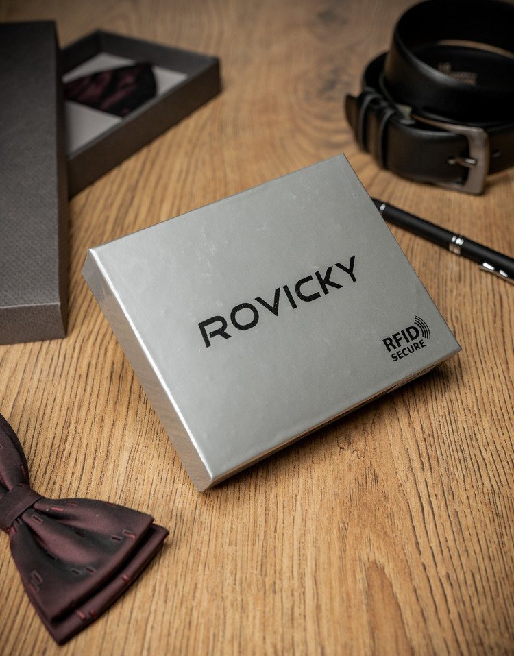 Кошелек мужской Rovicky PC-106L-BAR BLACK Кошелек мужской Rovicky PC-106L-BAR BLACK